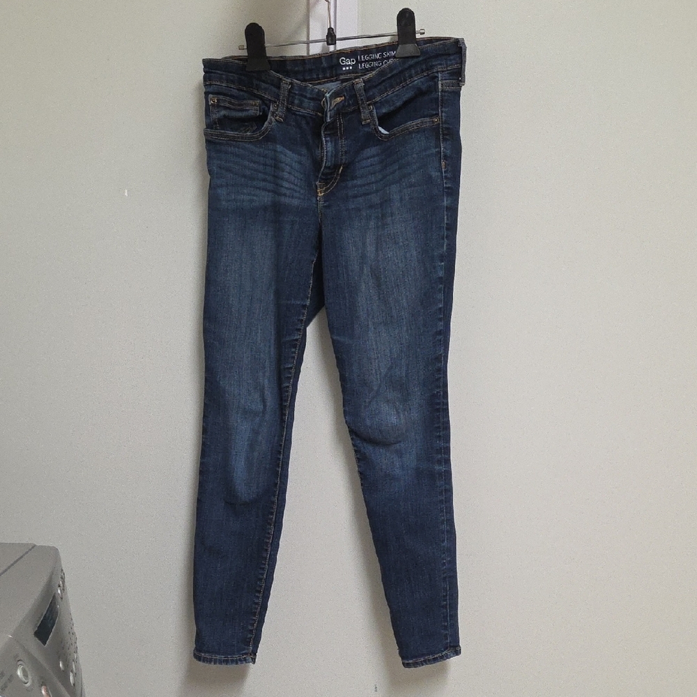 GAP Blue Skinny Jeans with Classic Indigo Wash